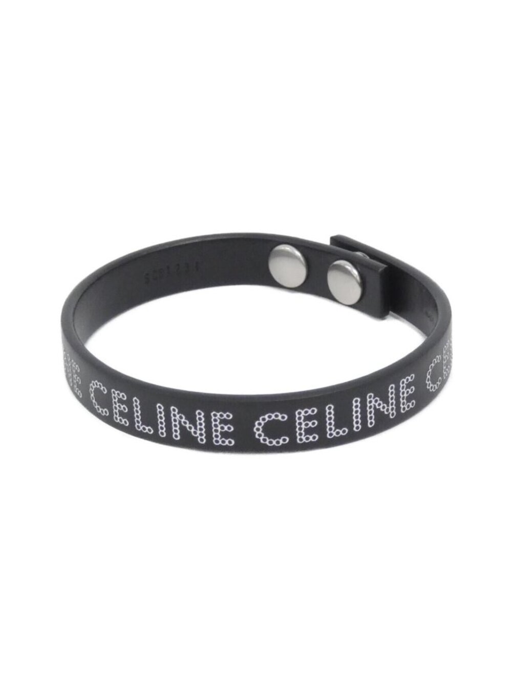 Celine Studded Bracelet Silver